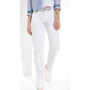 American Eagle 90s OG Straight Jeans White Size 00 Short High Rise Vintage Style